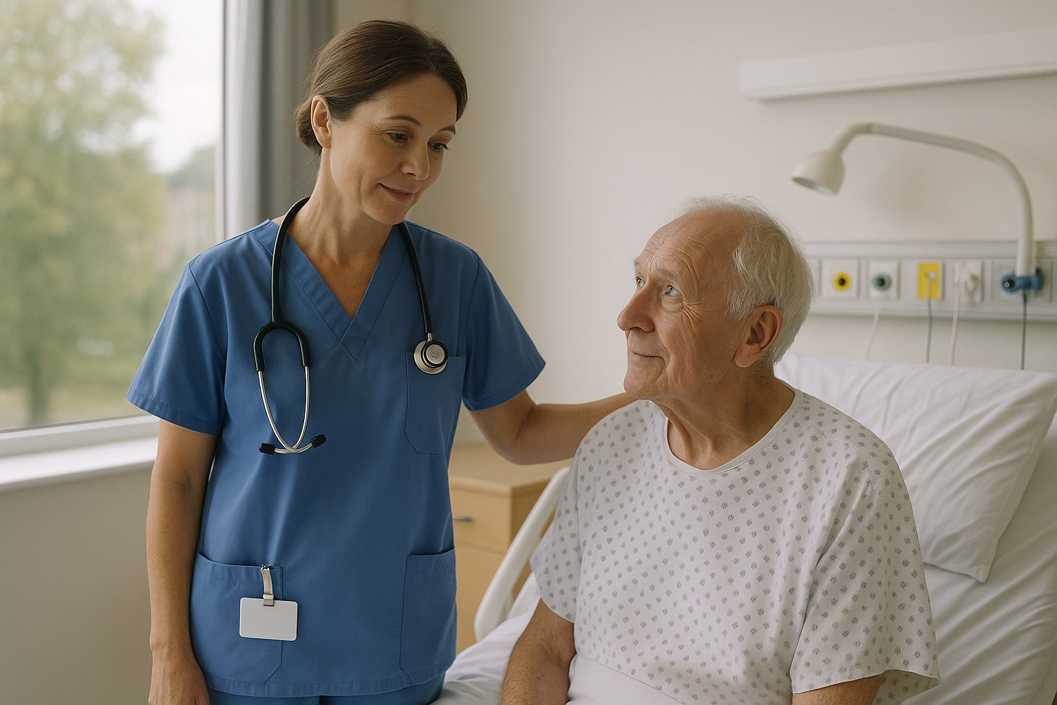 Meghan Trainor in a healthcare setting